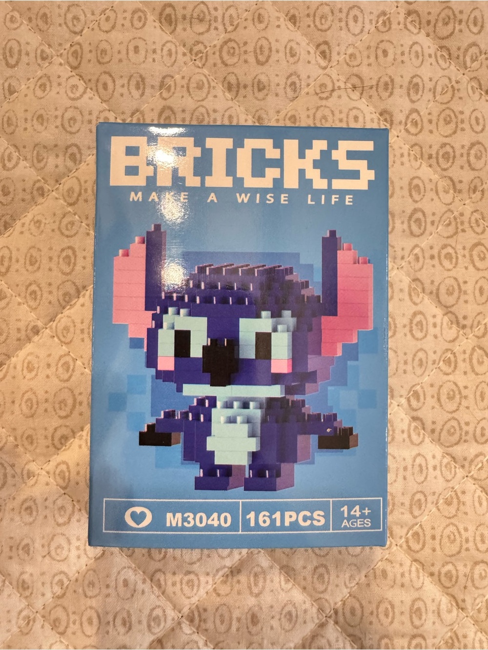 BRICKS Stitch Blue Stitch Figure Building blocks Set 161 pieces